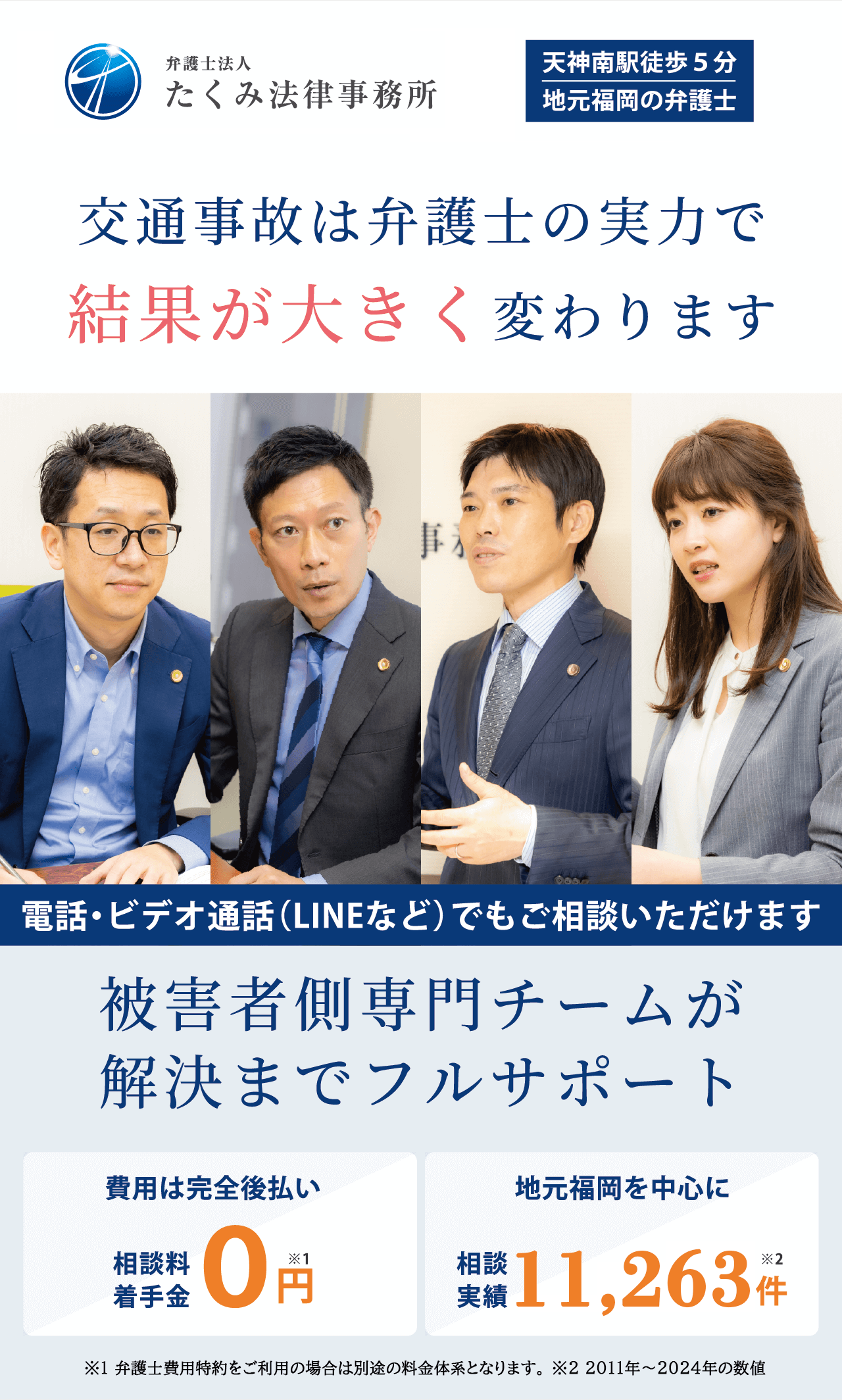 交通事故は弁護士の実力で結果が大きく変わります